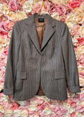 Akris Blazer Check Brown