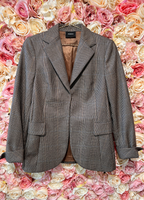Akris Blazer Check Brown