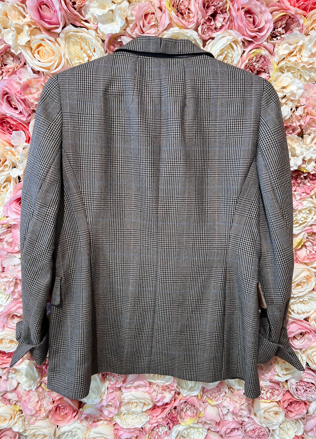 Akris Blazer Check Brown