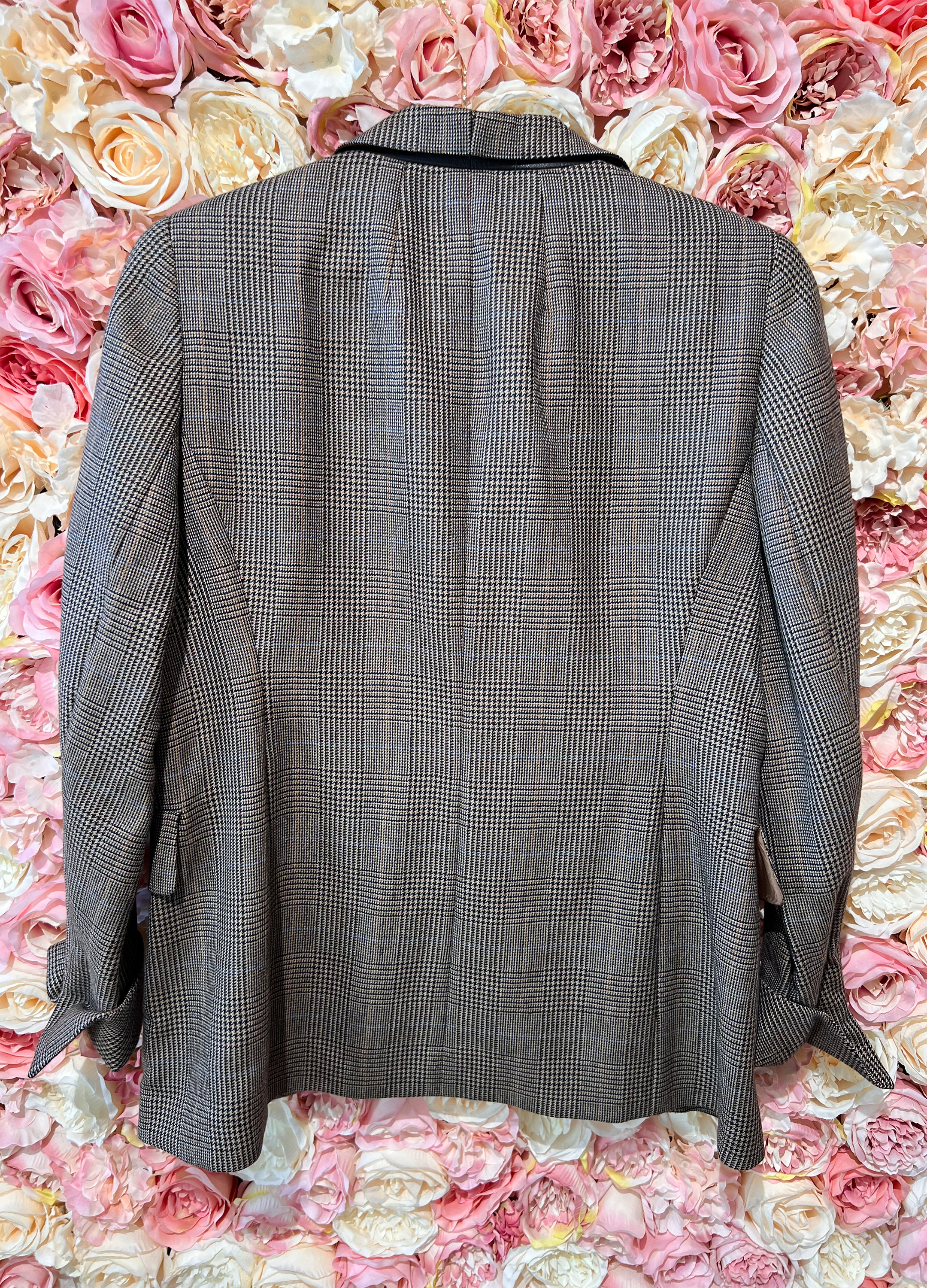 Akris Blazer Check Brown