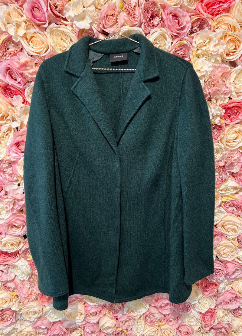 Akris Cashmere Blazer Green