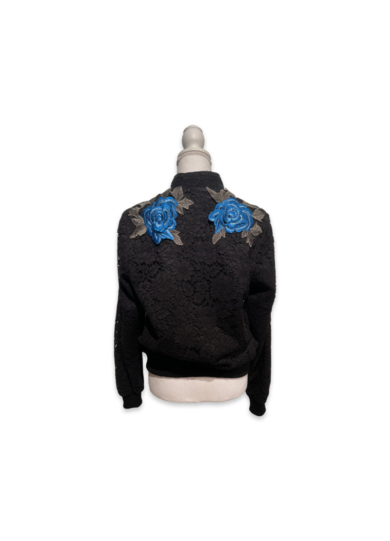 Ewa Herzog Lace Bomber Jacket