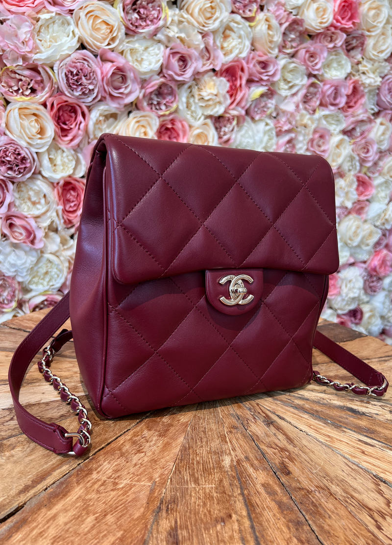 Chanel Backpack Bordeaux Lambskin (2019)