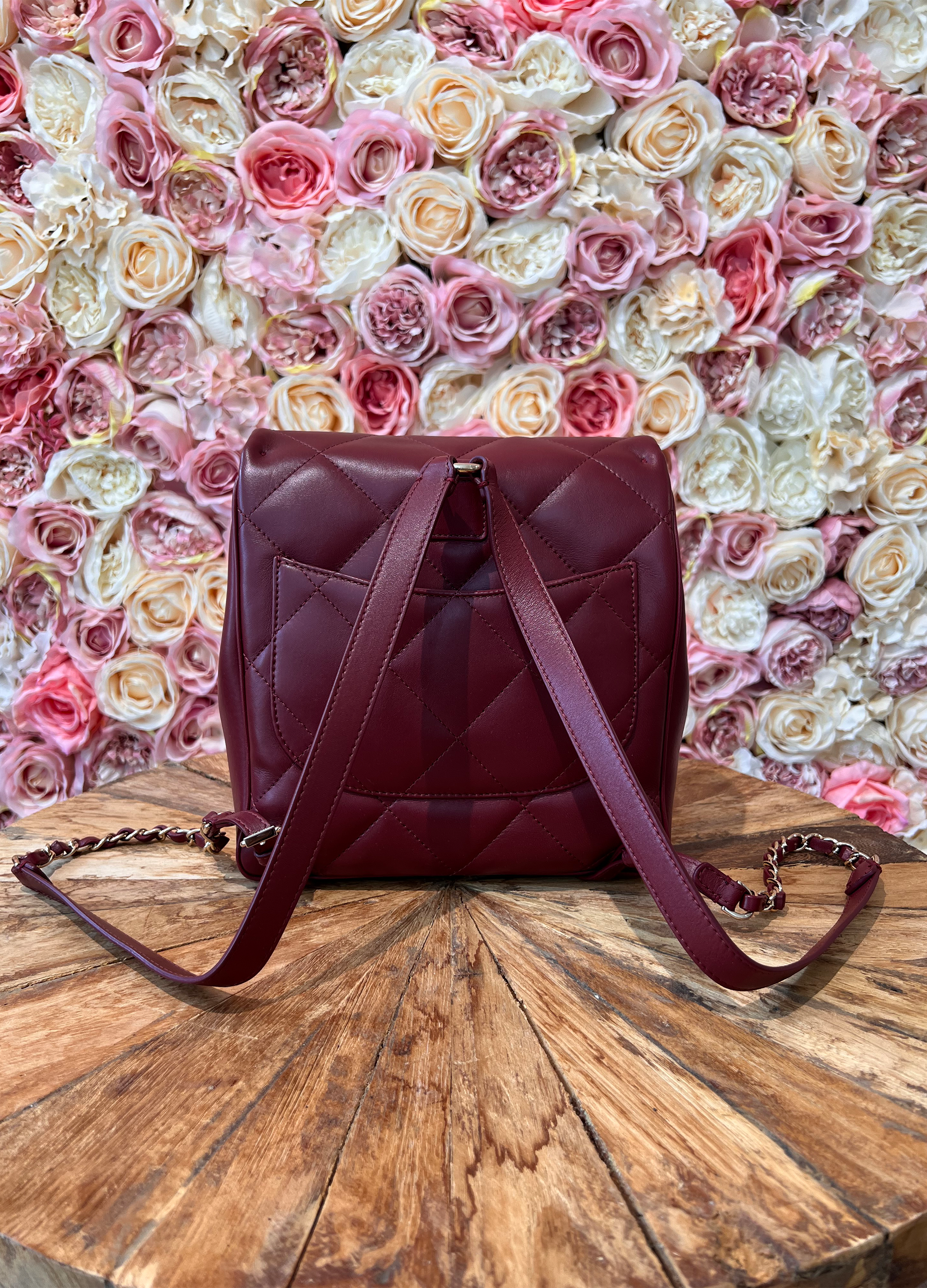 Chanel Backpack Bordeaux Lambskin (2019)