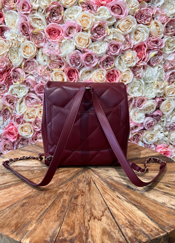 Chanel Backpack Bordeaux Lambskin (2019)