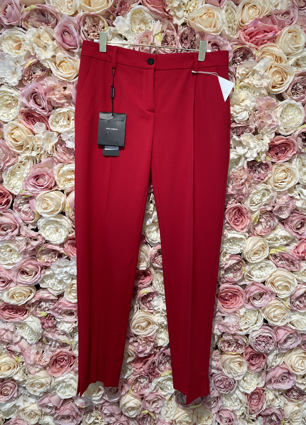 Dolce & Gabbana Classic Pants Red