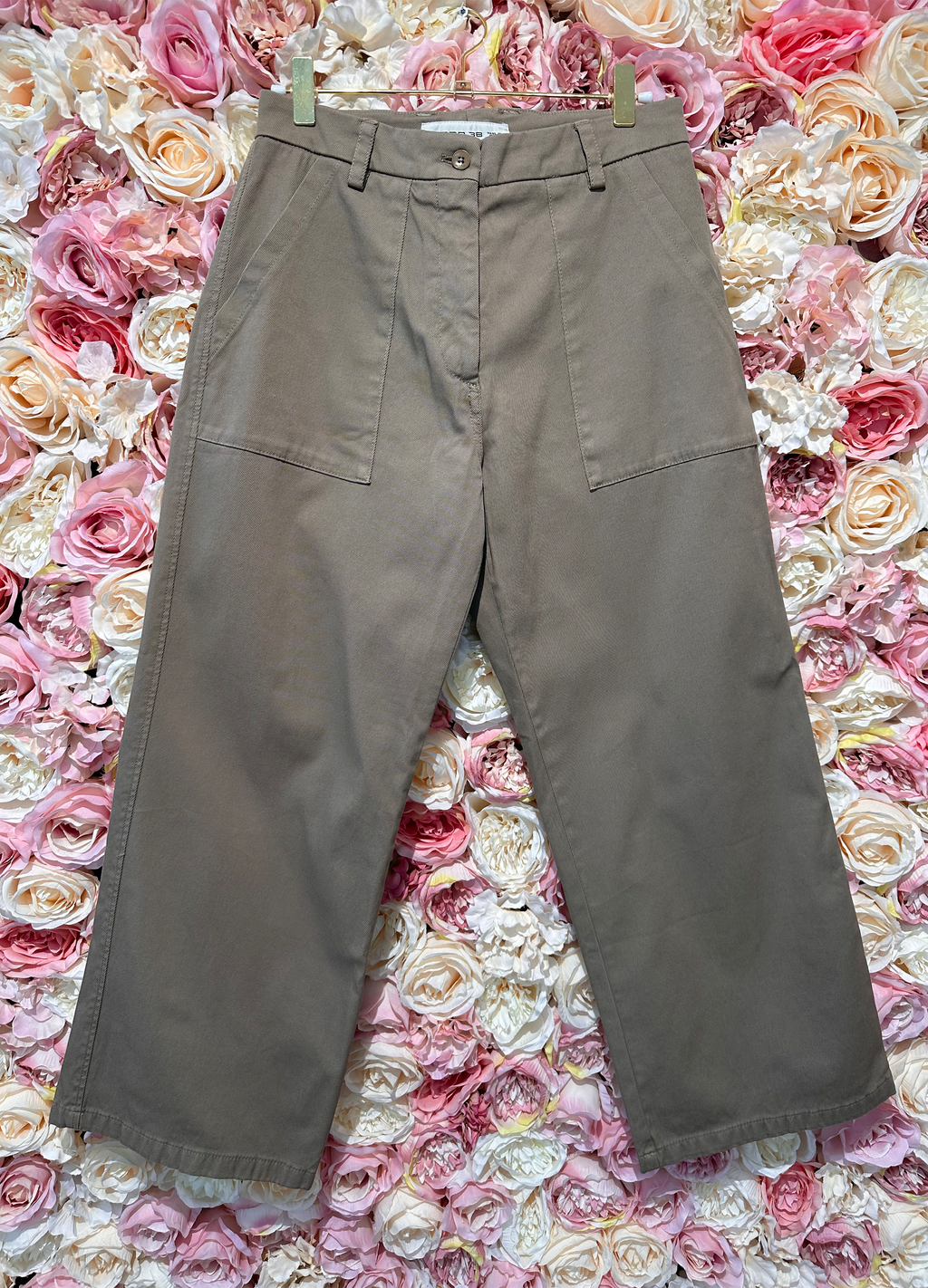 Etro culottes jeans dark beige