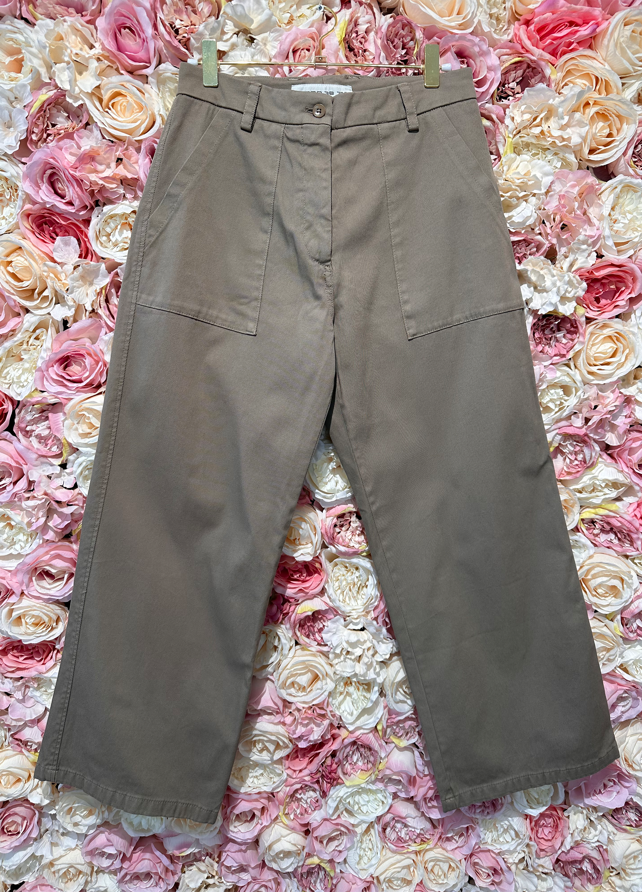Etro culottes jeans dark beige