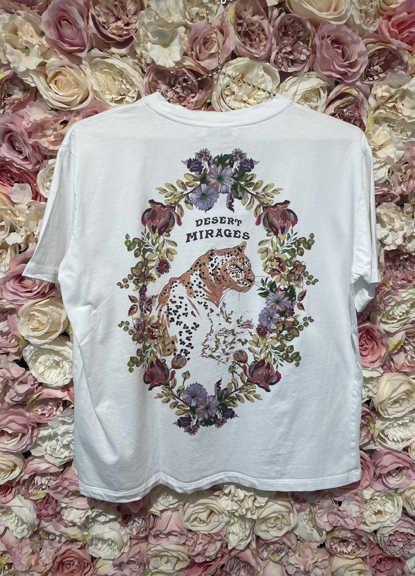 Etro T-Shirt with Leo and Flowers on Back