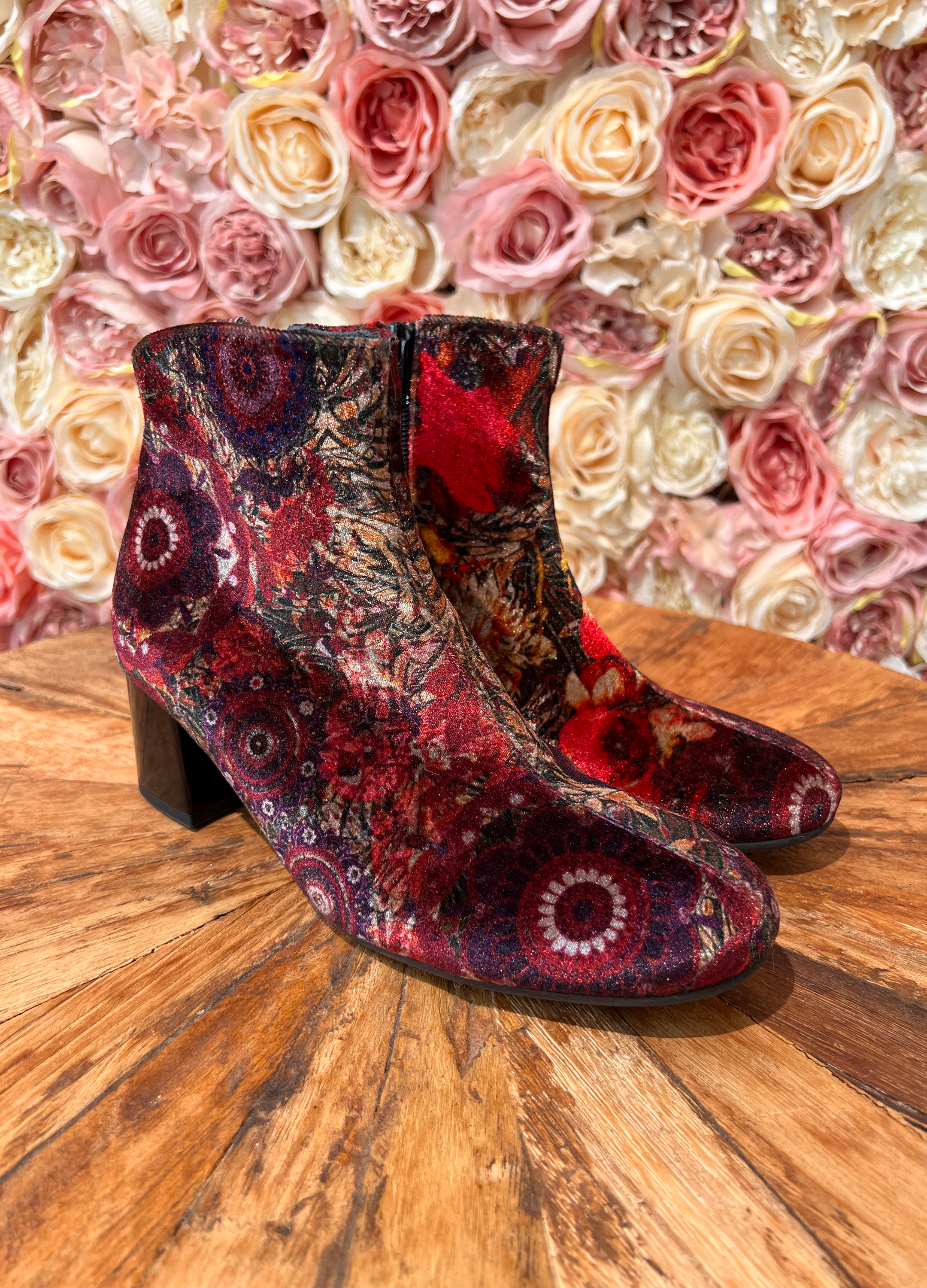 Gabor Booties Multicolor Pattern