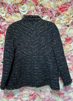 Chanel Blazer Black Gold with Zipper