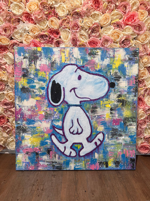 Chic Happens Art Painting "Snoopy"