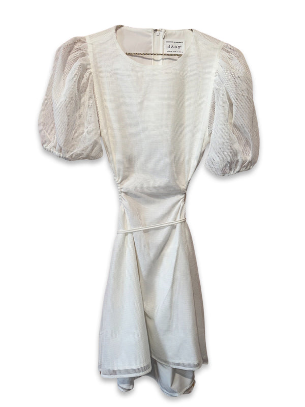 Sabo Anabelle Cutout Dress White