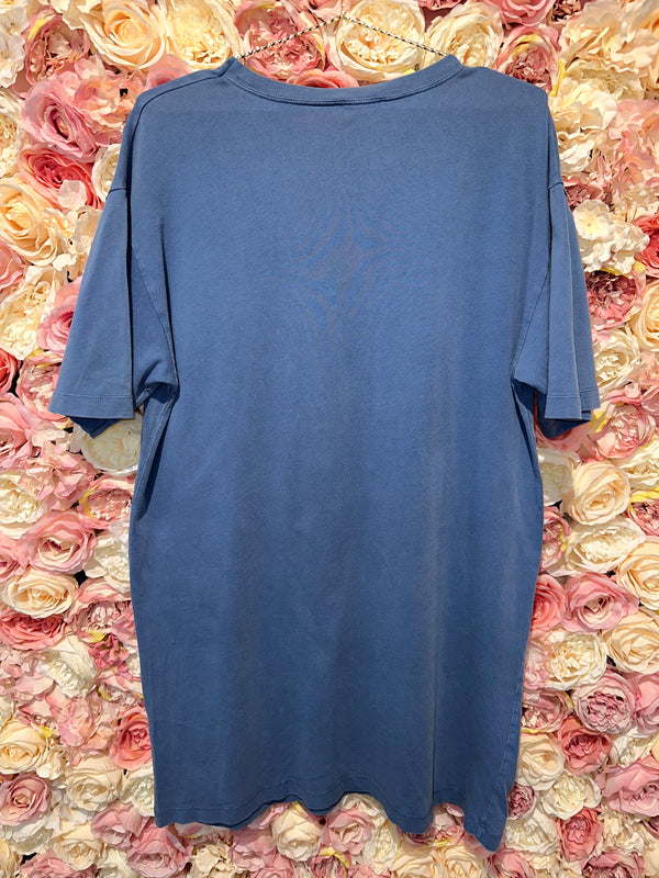 Zara T-Shirt Dress Blue