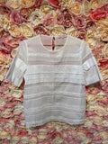 Dice Kayek Cotton Top with Lace White