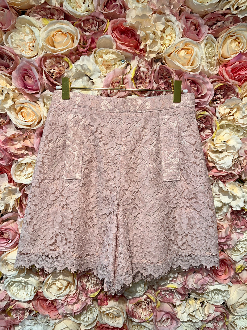 Ewa Herzog Lace Shorts Rose