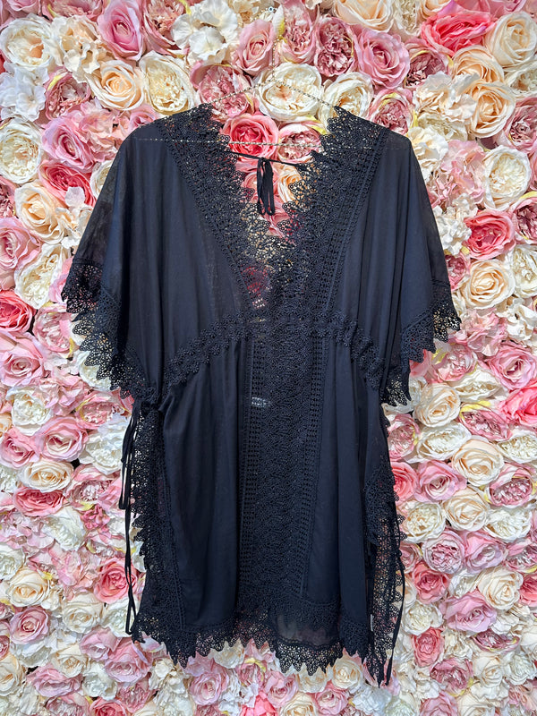 Charo Ruiz Beach Tunic Black