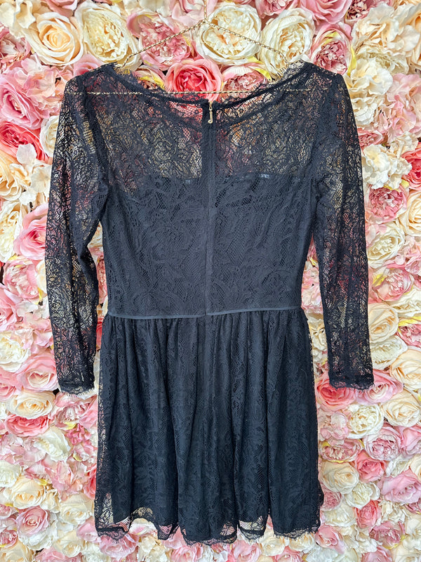 Juicy Couture Lace Dress Black