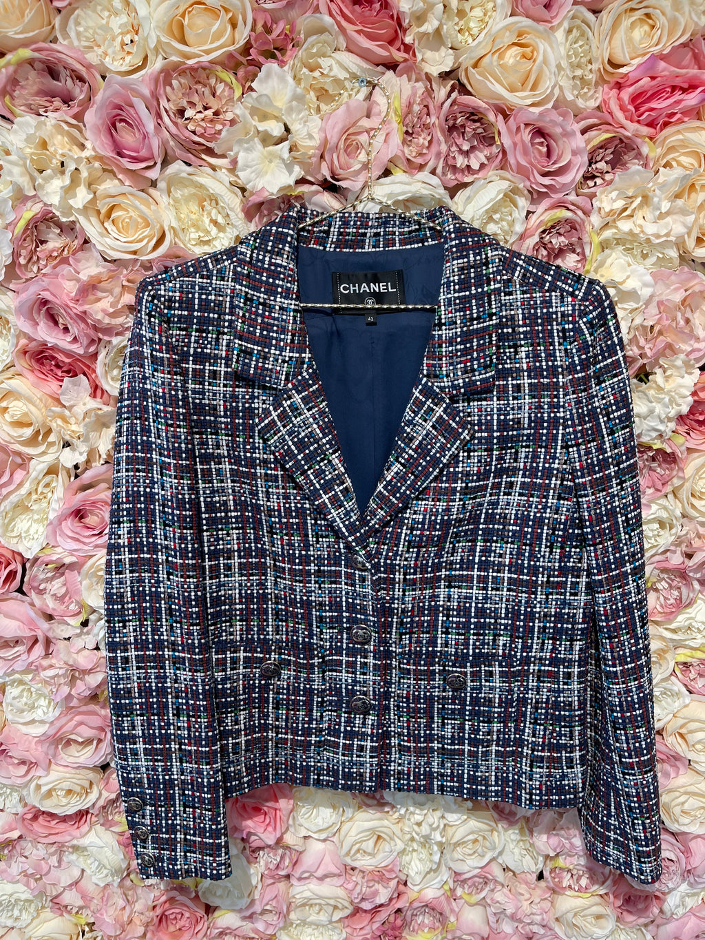 Chanel Blazer Blue Multi