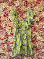 LoveShackFancy Dress Yellow Blue