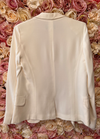 Loro Piana Silk Blazer White