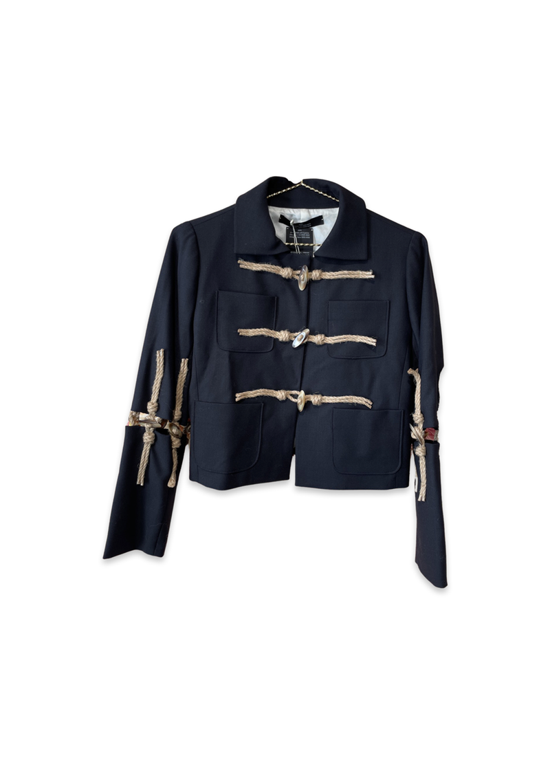 Rokh Blazer Marine with detachable sleeves