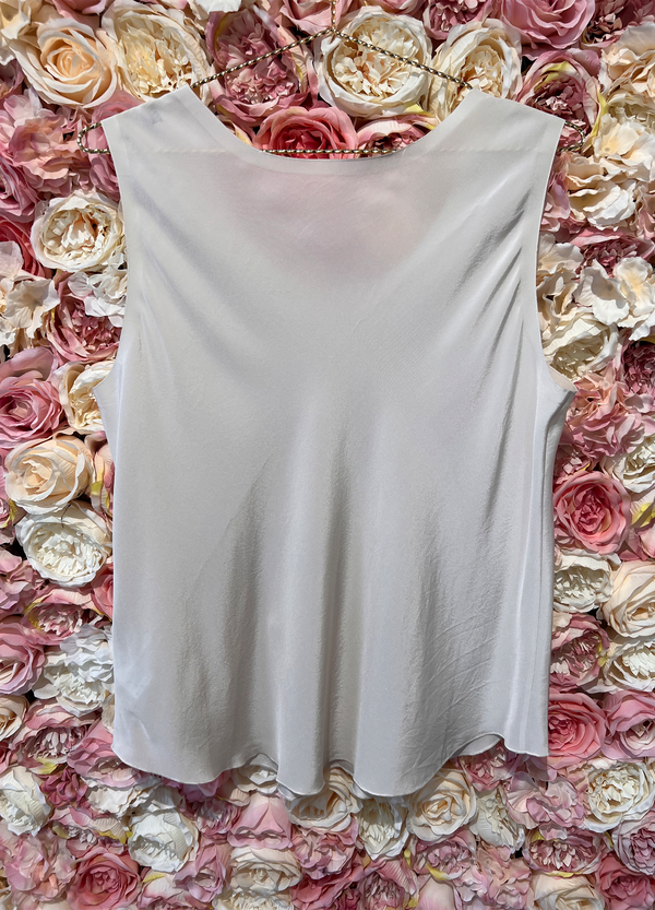 Iris von Arnim Silk Top Cream