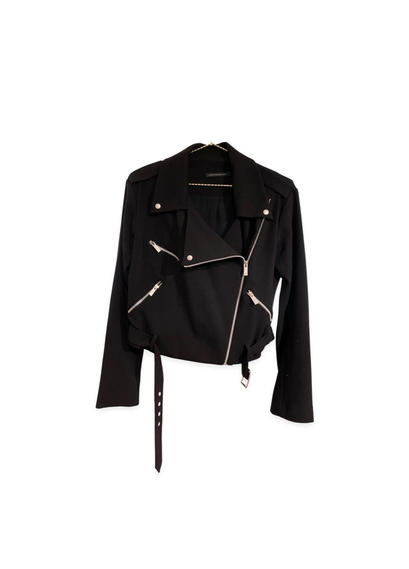 Christopher Kane Fabric Biker Jacket