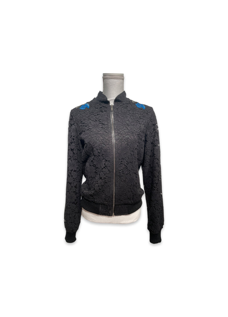 Ewa Herzog Lace Bomber Jacket