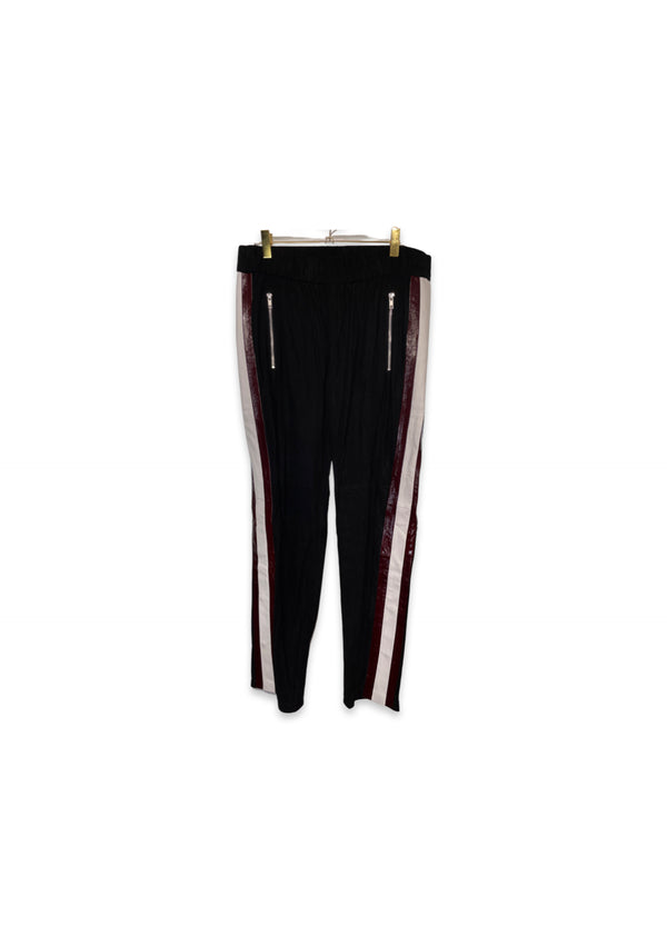Utzon Leather Pants with Stripes