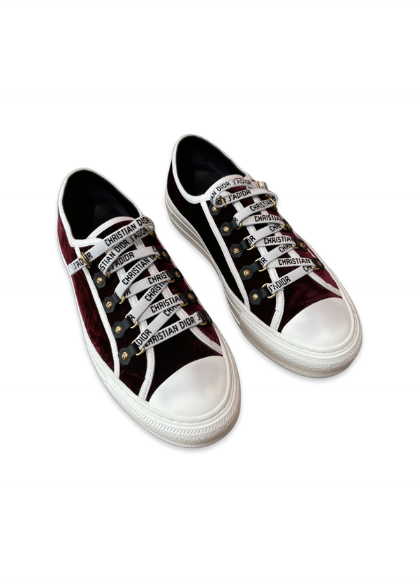 Walk'n'Dior Sneakers Bordeaux Velvet