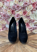 YSL Heels Suede