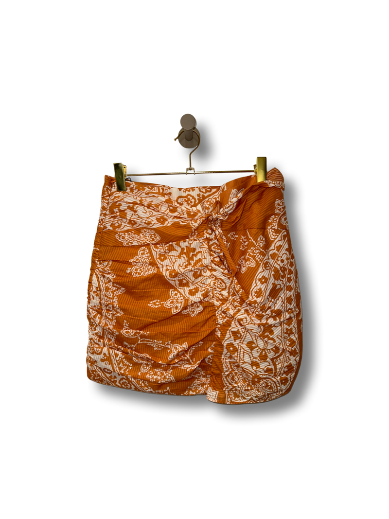 Zara Skirt Orange White