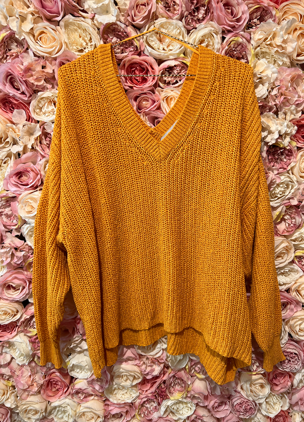 Zara knit Sweater mustard yellow & Black