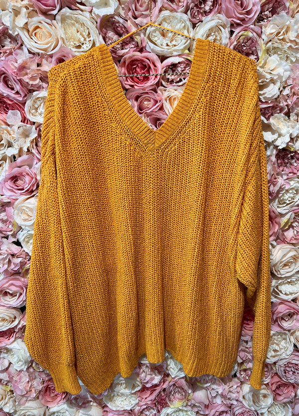 Zara knit Sweater mustard yellow & Black